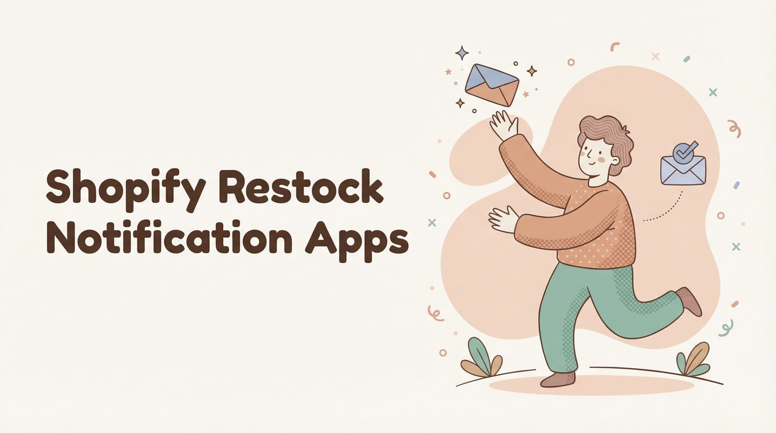 Featured image for Best Shopify restock notification apps (real features, real pricing)